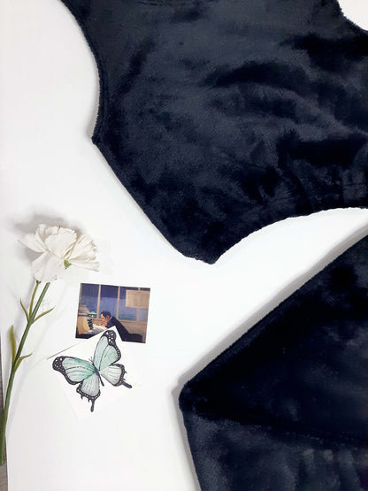 Ensemble-De-Pyjama-hiver-Haut-Cami-Et-Pantalon-Noir-Zoom-In