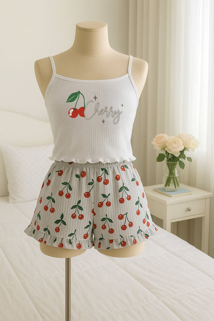 Pyjama Céréales - 2 pièces imprimé cerises 🍒