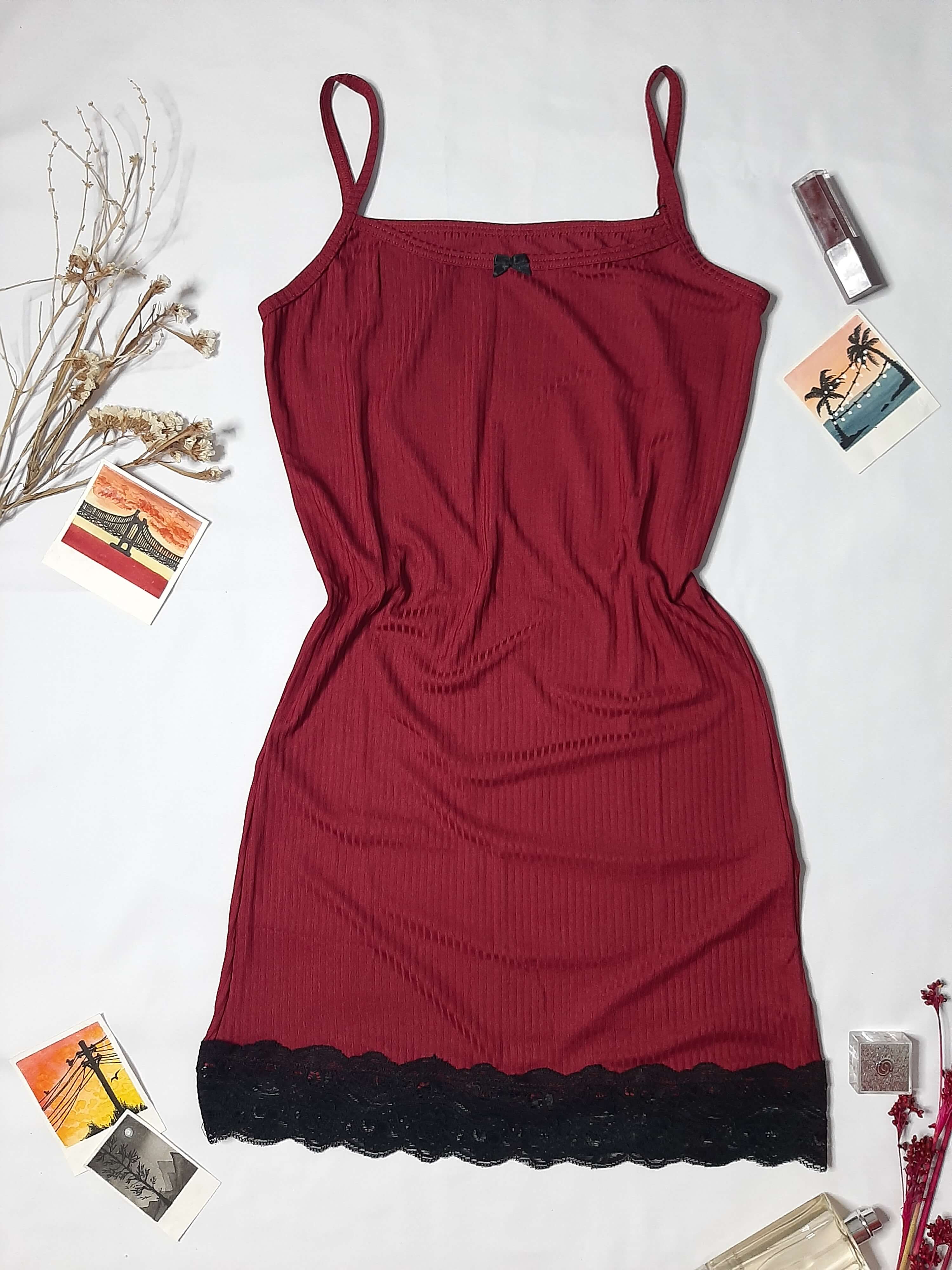 chemise de nuit femme semi-transparent avec dentelle