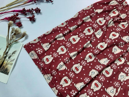 Ensemble De Pyjama Imprimé Sans Bretelles - grenat short -